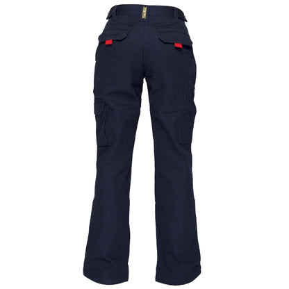 Ladies Cargo Pants Navy- ML708 Back