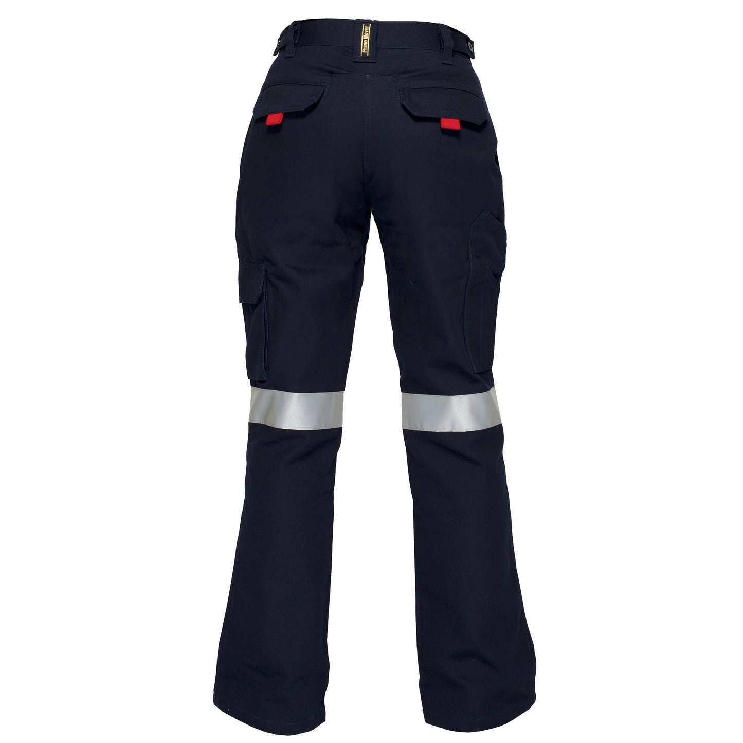 Ladies Cargo Pants with Tape Navy - ML709 Back 