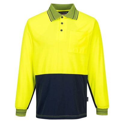 Long Sleeve Micro Mesh Polo - MP113