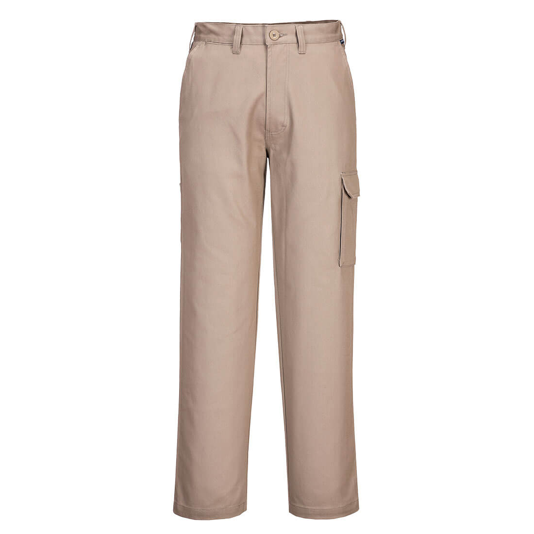 Cotton Cargo Pants Khaki - MP700 Front