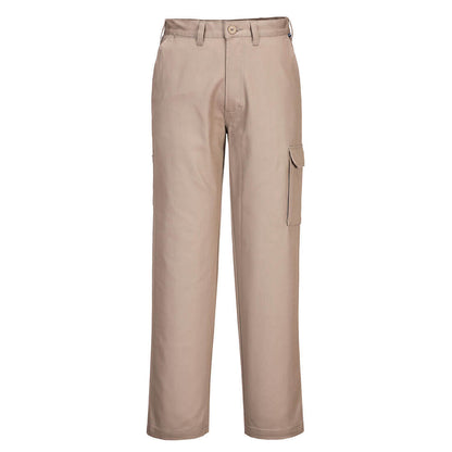 Cotton Cargo Pants Khaki - MP700 Front