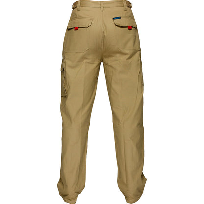 Cotton Cargo Pants Khaki - MP700 Back