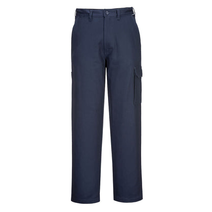 Cotton Cargo Pants Navy - MP700 Front