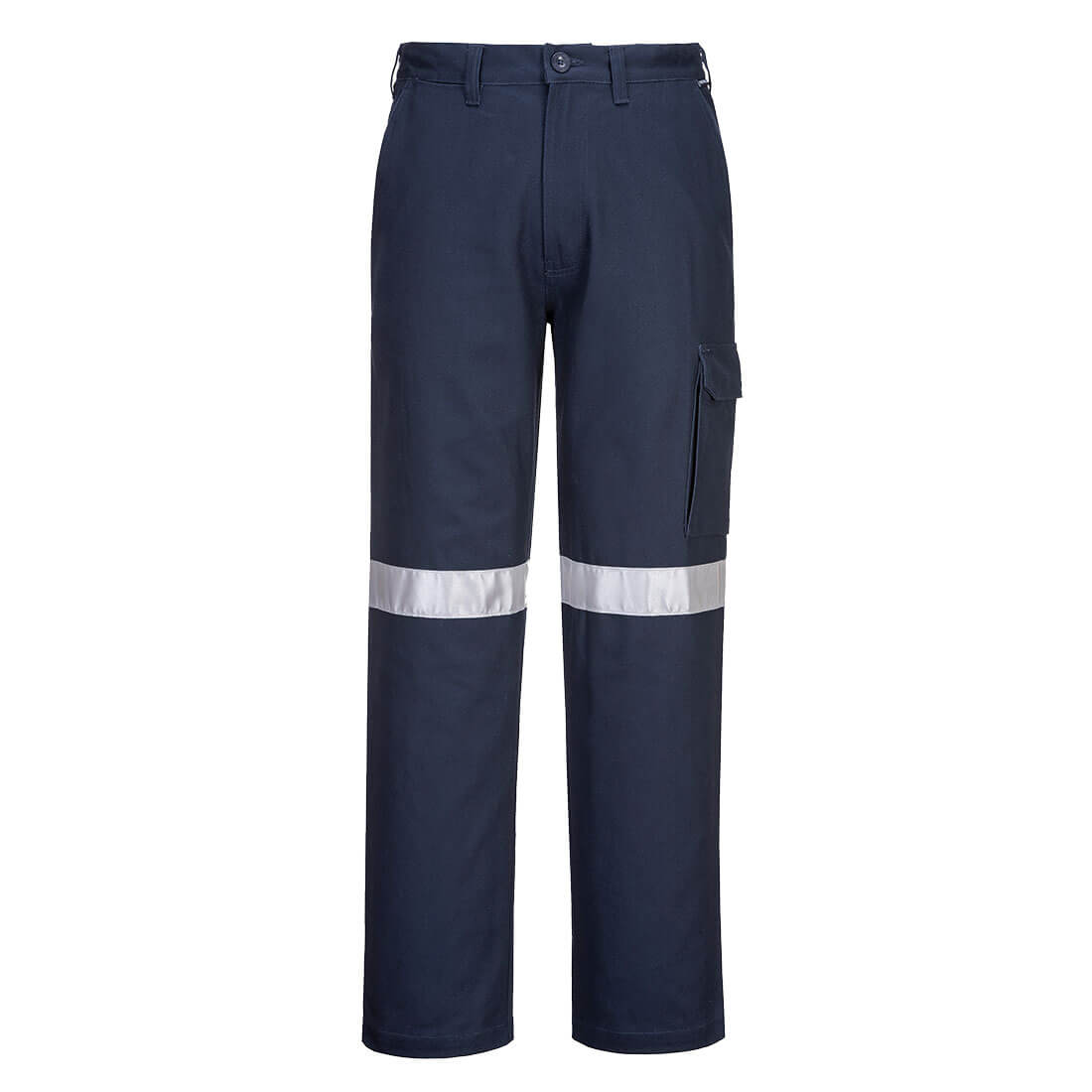 Navy Cargo Pants with Tape - MP701