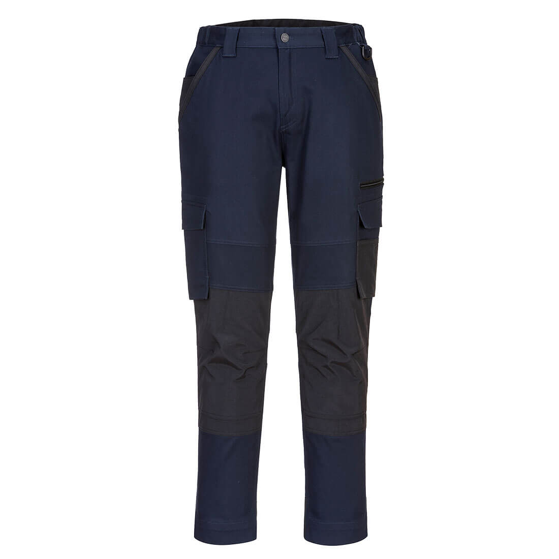 Slim Fit Stretch Trade Pants Navy - MP707 Front
