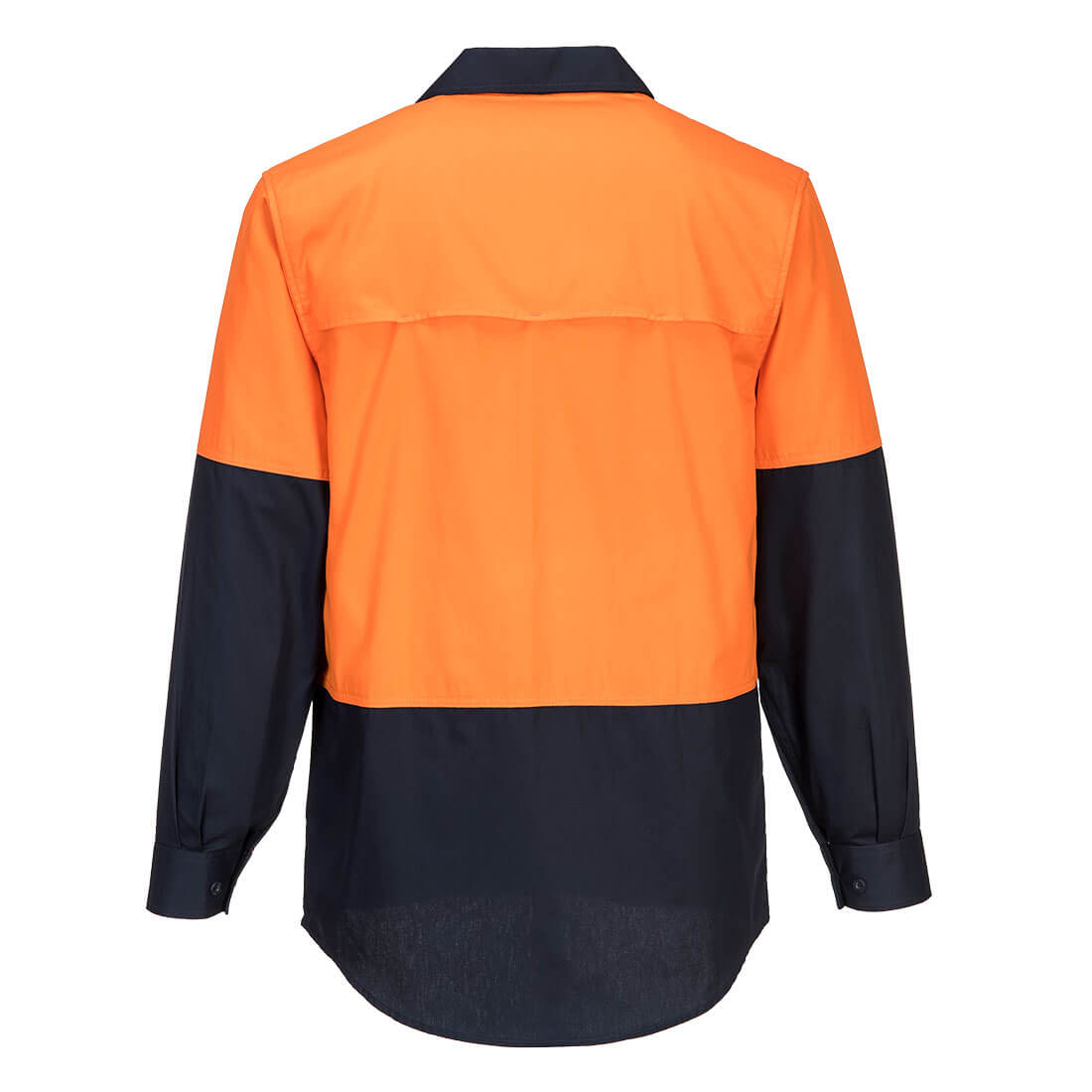 Lightweight Shirt L/S Class D Orange - MS801 Back