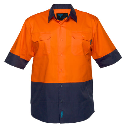 Lightweight Shirt S/S Class D Orange - MS802 Front