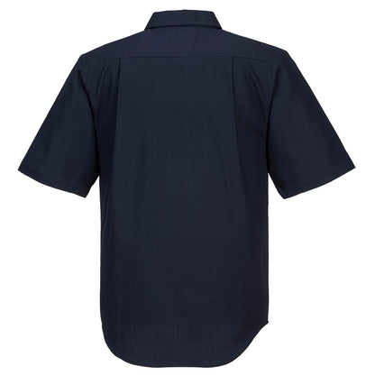 Business Shirt S/S Navy - MS905 Back