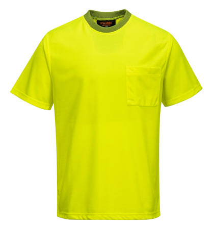 Micro Mesh T-Shirt S/S Class D Yellow - MT119 Front