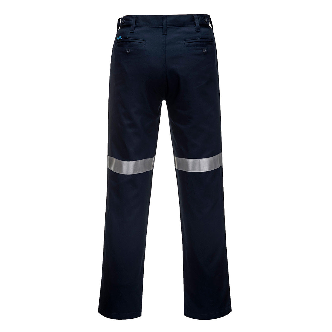Straight Leg Pants with Tape Navy - MW705 Back