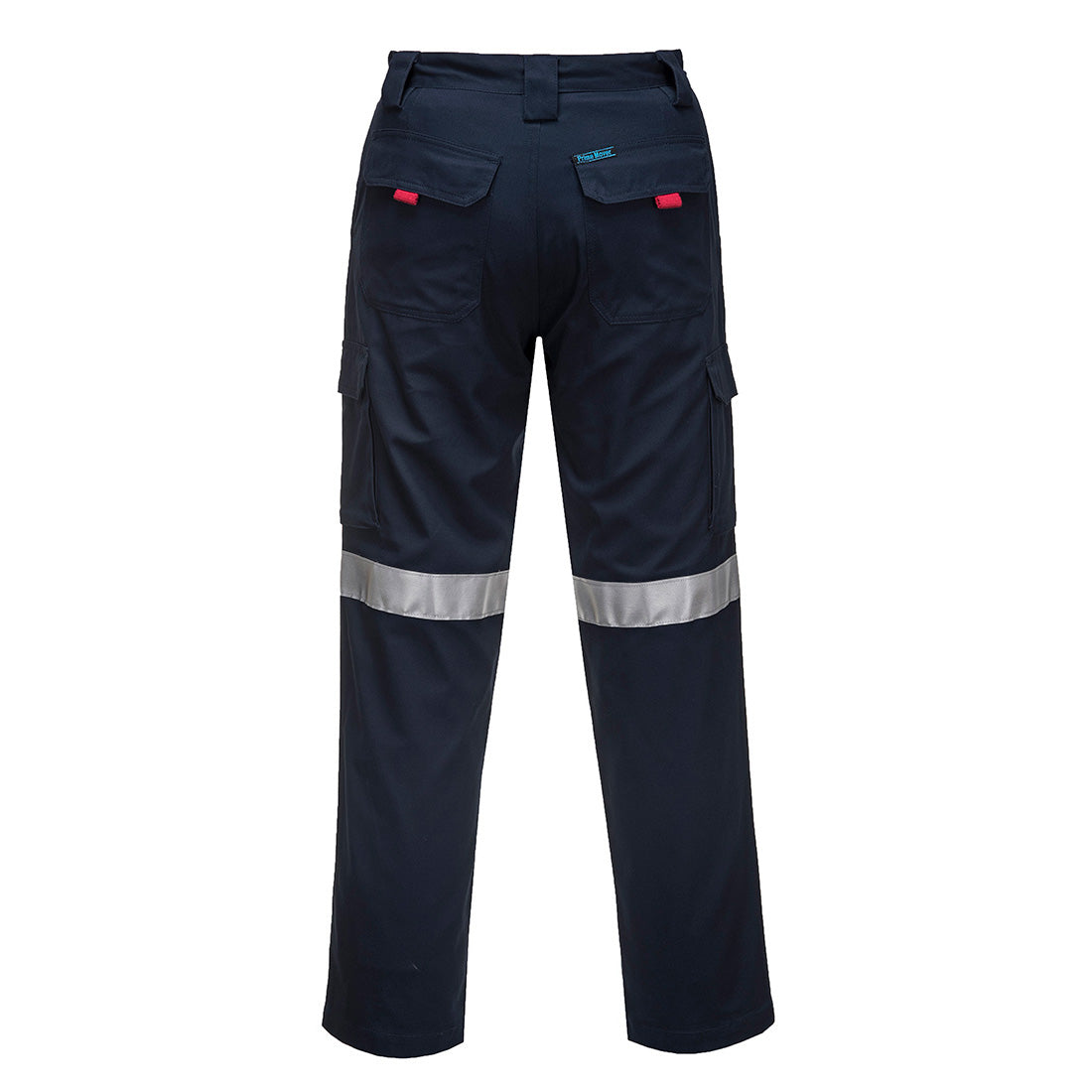 Lightweight Cargo Pants with Tape Navy - MW71E Back