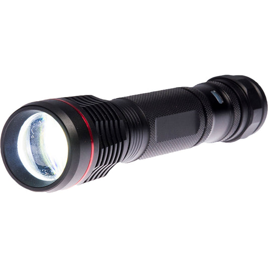 Black USB Rechargeable Torch - PA75
