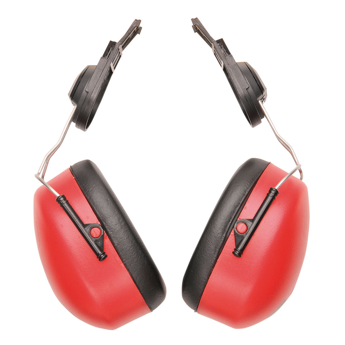 Red Endurance Clip-On Ear Muffs- PW47