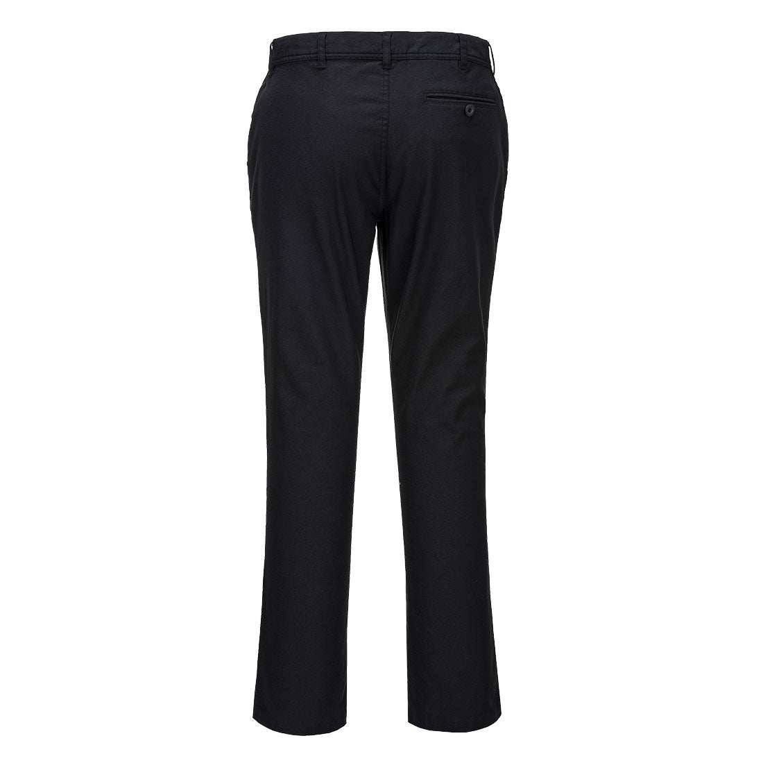 Stretch Slim Chino Pants Black - S232 Back