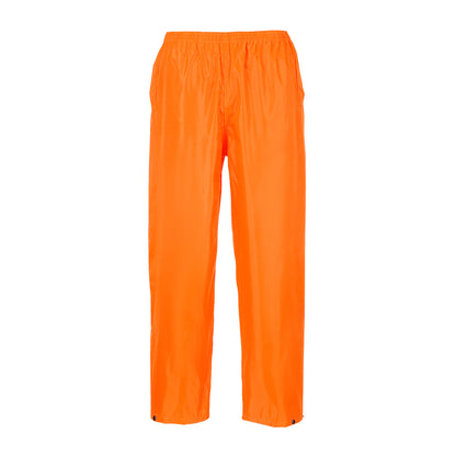 Portwest Rain Trousers Orange - S441 Front