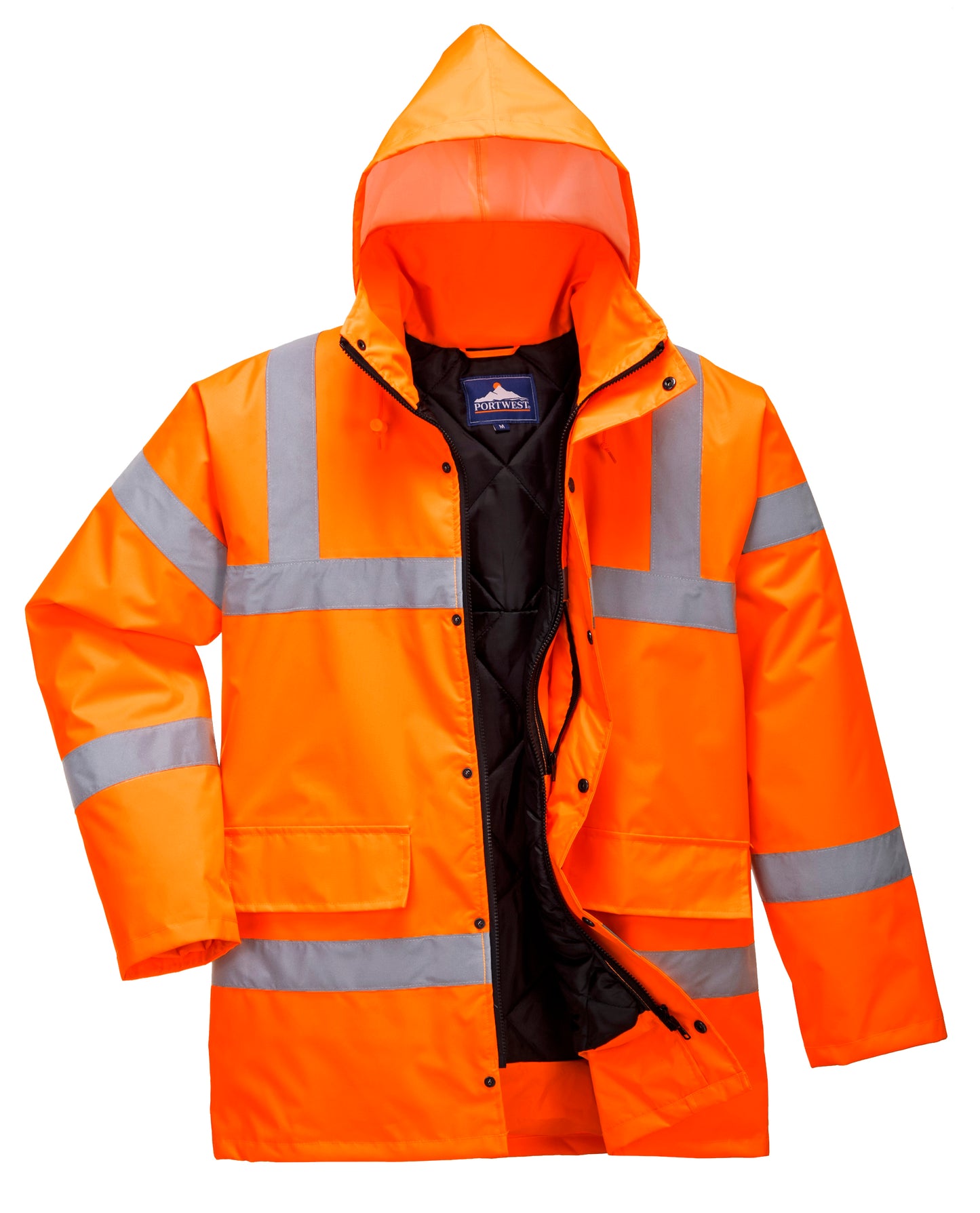 Hi-Vis Traffic Jacket Orange - S460 Front