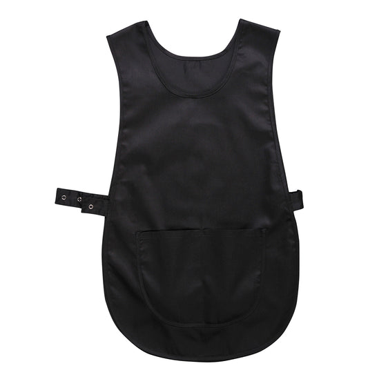 Tabard with Pocket Black - S843 Front
