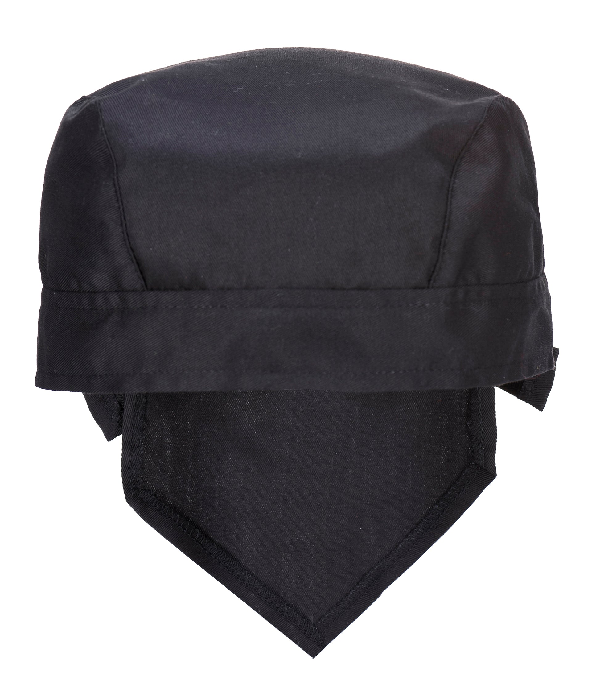 Black Chef Bandana- S903 - Front View