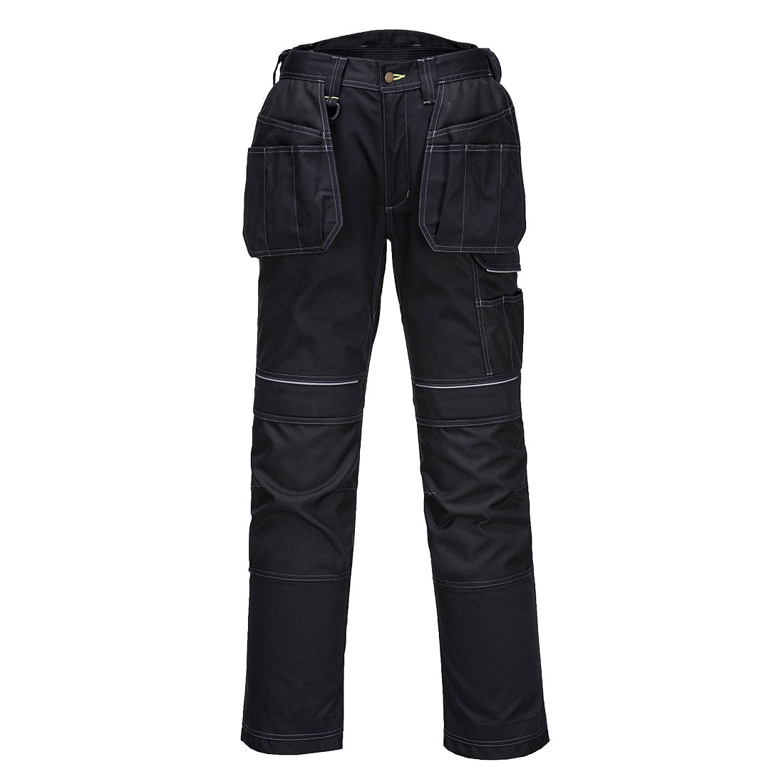 PW3 Holster Work Trousers Black - T602 Front