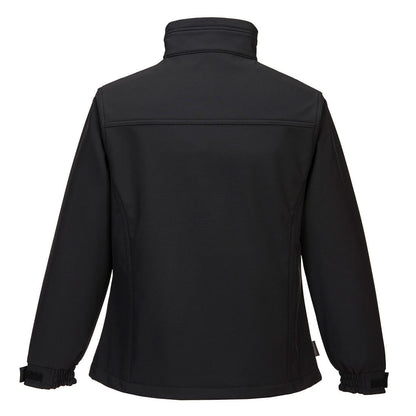 Charlotte Ladies Softshell Black Back - TK41 Back