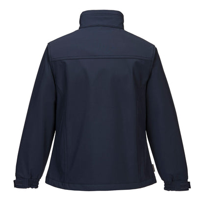 Charlotte Ladies Softshell Navy Back - TK41 Back