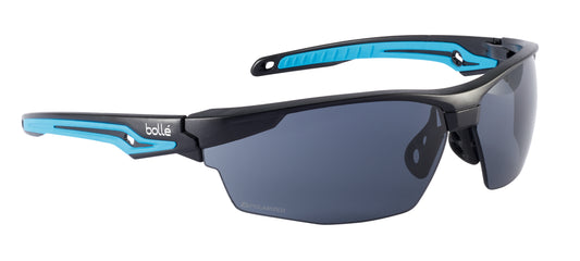 Bollé Tyron Polarised Lens Blue/Black Temples Smoke