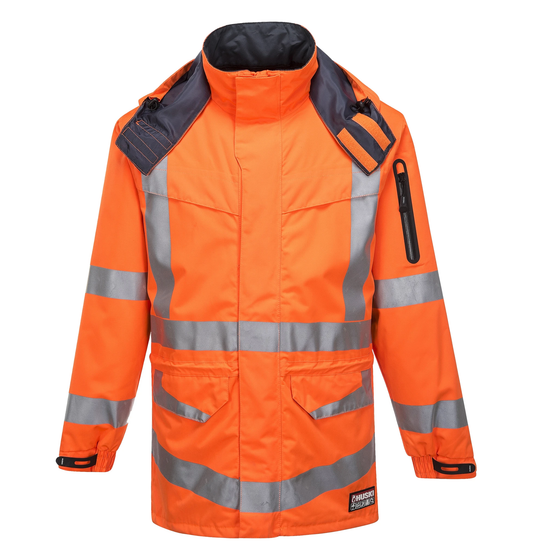 HUSKI Forge Jacket D/N Orange - K8107 Front