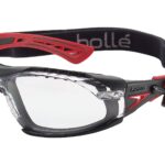 Bollé Rush Plus Seal Red/Black Temples - clear