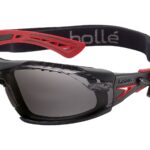 Bollé Rush Plus Seal Red/Black Temples - smoke