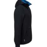 KX3 Technical Fleece black blue side- T831