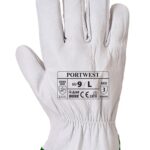 Oves Driver Glove White - A260 Back
