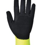 Hi-Vis Grip Glove Yellow/Black -A340 Palm