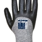 Cut Nitrile Foam Glove Grey/Black - A621 Back