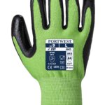 Green Cut Nitrile Foam Green/Black - A645 Back