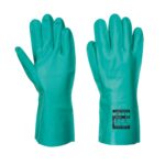 Nitrosafe Chemical Gauntlet Green - A810 Palm & Back