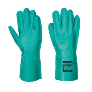 Nitrosafe Chemical Gauntlet Green - A810 Palm & Back