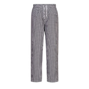 Bromley Chef Trousers Black Check- C079
