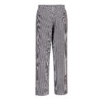 Bromley Chef Trousers Black Check- C079