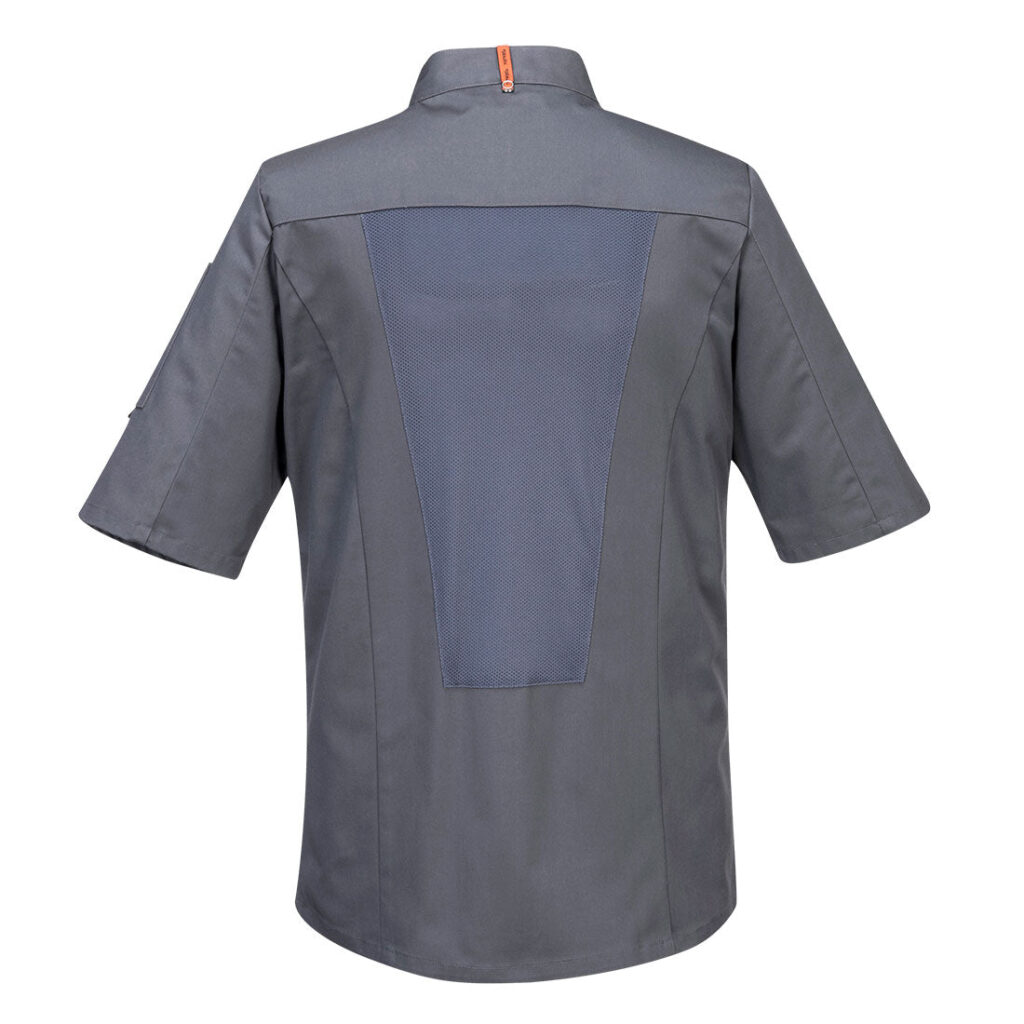 MeshAir Pro Chef Jacket S/S Grey C738