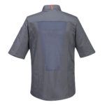 MeshAir Pro Chef Jacket S/S Grey C738