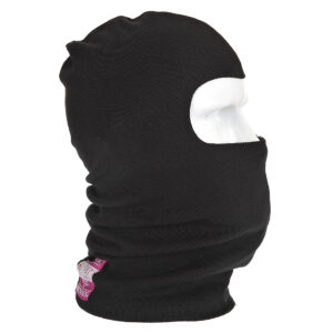 Black Flame Resistant Anti-Static Balaclava 4.3 CAL - FR18