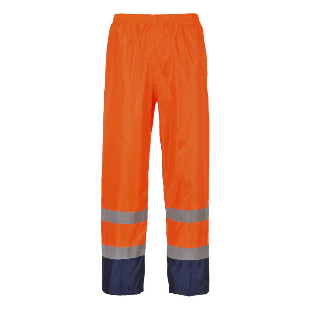 Hi-Vis Classic Contrast Trouser Orange - H444