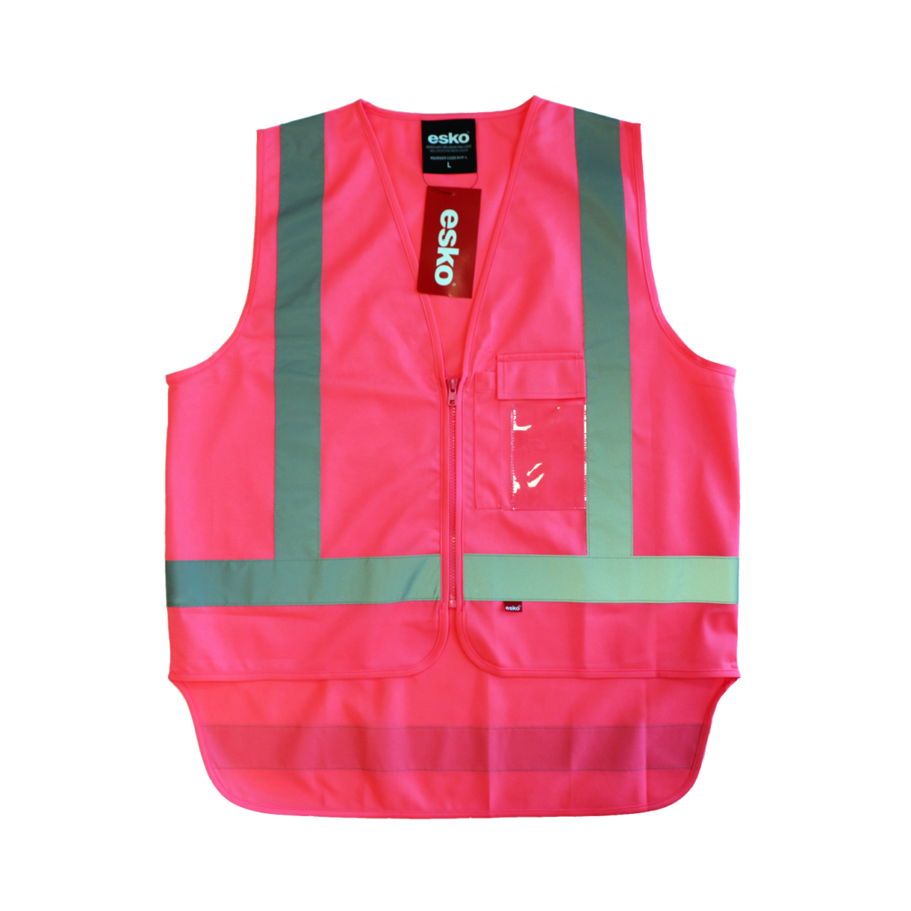 HVP ESKO PINK VEST FRONT