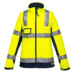 Kimberly Softshell Jacket D/N Yellow - K7003 Front