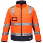 Chassis Softshell Jacket D/N Orange - K8074 Front