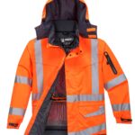 HUSKI Forge Jacket D/N Orange - K8107 Front