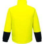 Asphalt Fleece Class D yellow navy back- K8135