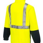 Utility Fleece Top D/N yellow navy back- K8162