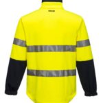 Water Repellent Brush Fleece yellow navy back- MA315