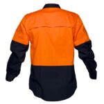 Closed Shirt L/S Class D Orange - MC801 Back